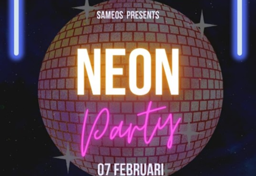 Sameos neonparty vrijdag 7 februari 2025!